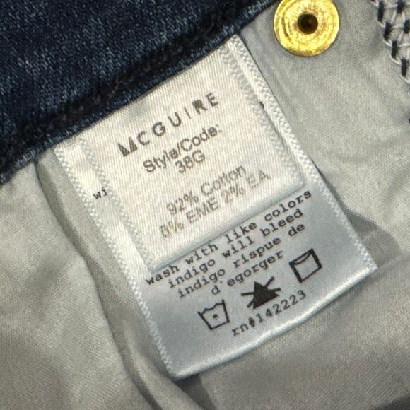 McGuire Denim Striped Cropped Jeans size 26 - Picture 5 of 7